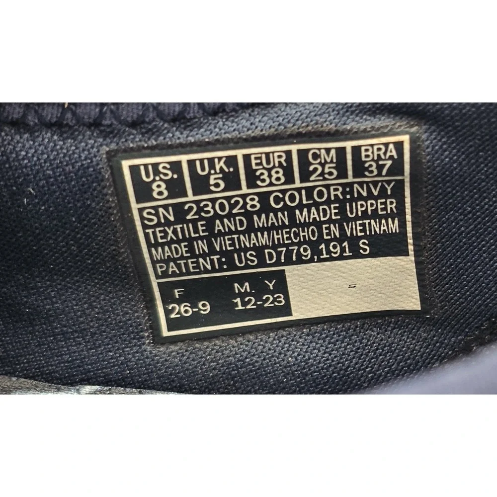 Skechers Breathe Easy Slip On Women's 8 Navy Relaxed Fit Walking Shoes - Picture 11 of 12